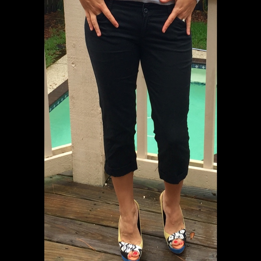 Cotton cropped pants